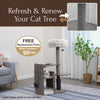 42-in Cullen Mid-Century Modern Cat Tree