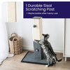 Minimalist Natural Sisal Cat Scratching Post with Peek-a-Boo Ball Toy