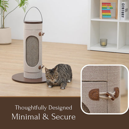 Eco-Scratcher Cat Scratching Board with Replaceable Recycled Insert
