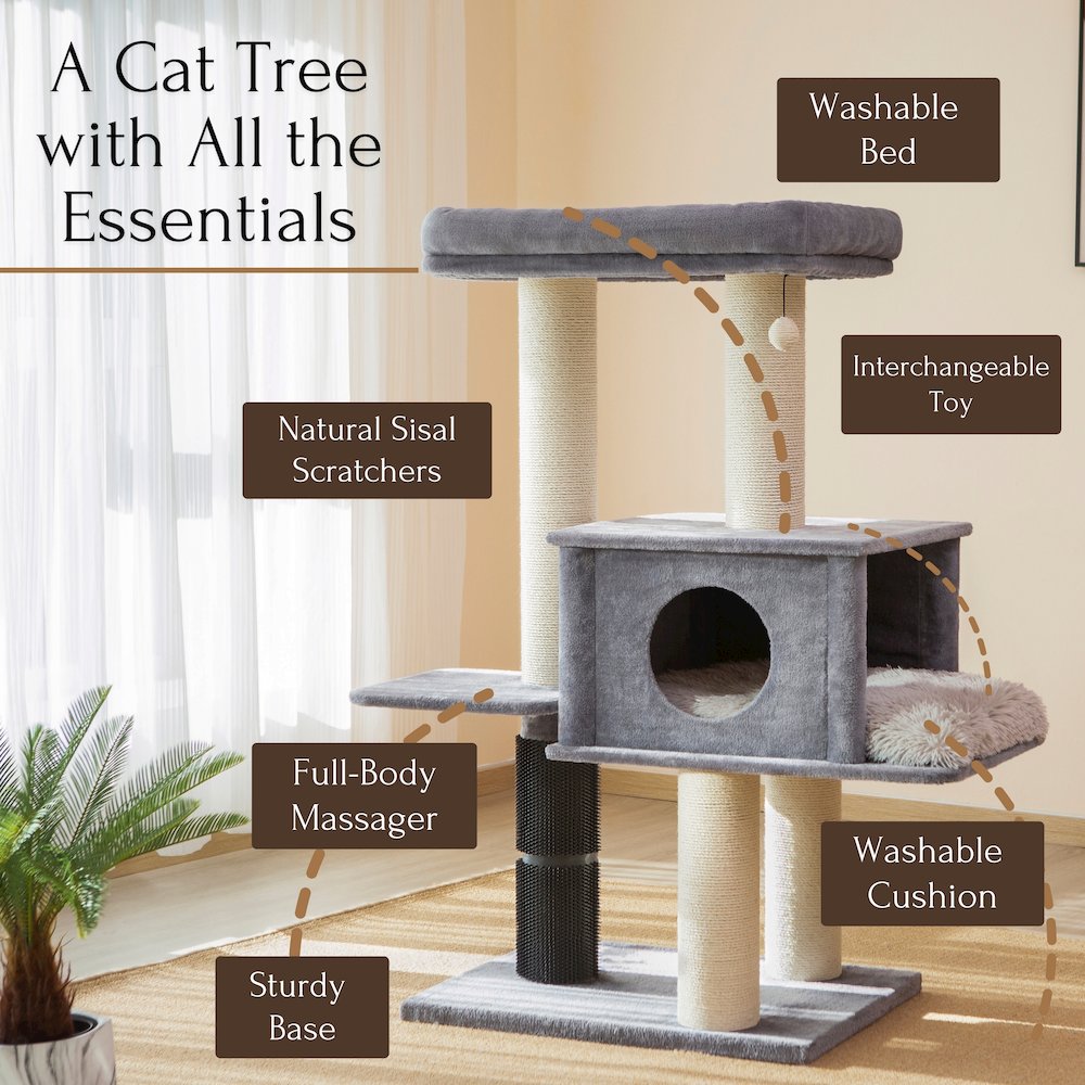 Grand Maine Coon 5-Level Cat Tree