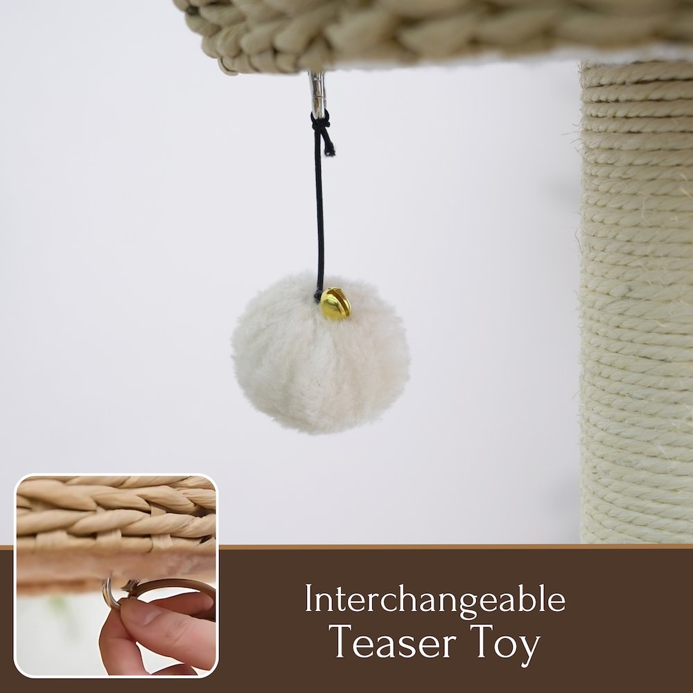 Boho Chic Style Handwoven 5-Level Cat Tree
