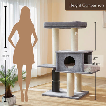 Grand Maine Coon 5-Level Cat Tree