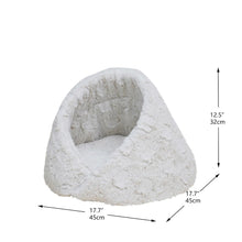 Rose Cradle Cat Bed, White