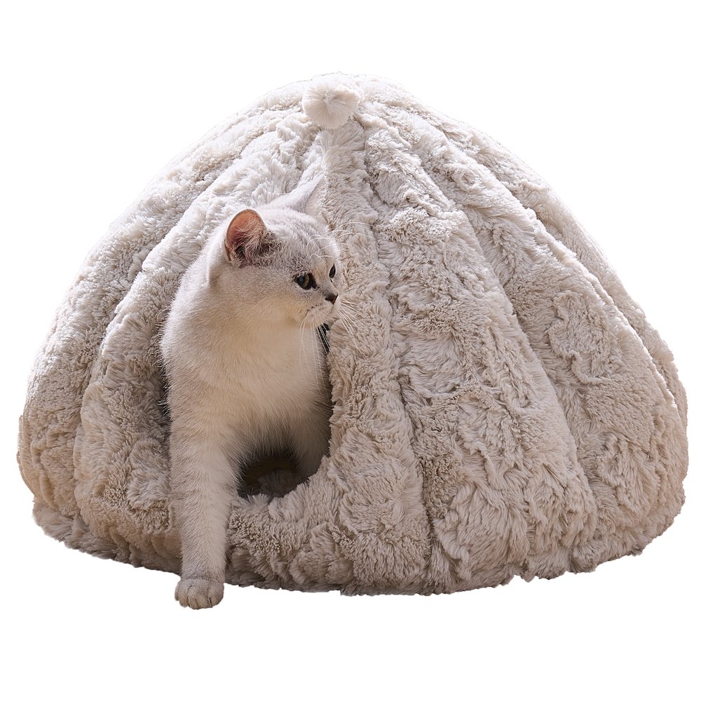 Cat Cave with Removable, Washable Bed