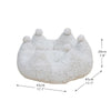 White Crown Cat Bed with Removable, Washable Bed