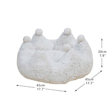 White Crown Cat Bed with Removable, Washable Bed