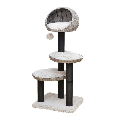 50-in Tundra Cat Tree, Grey