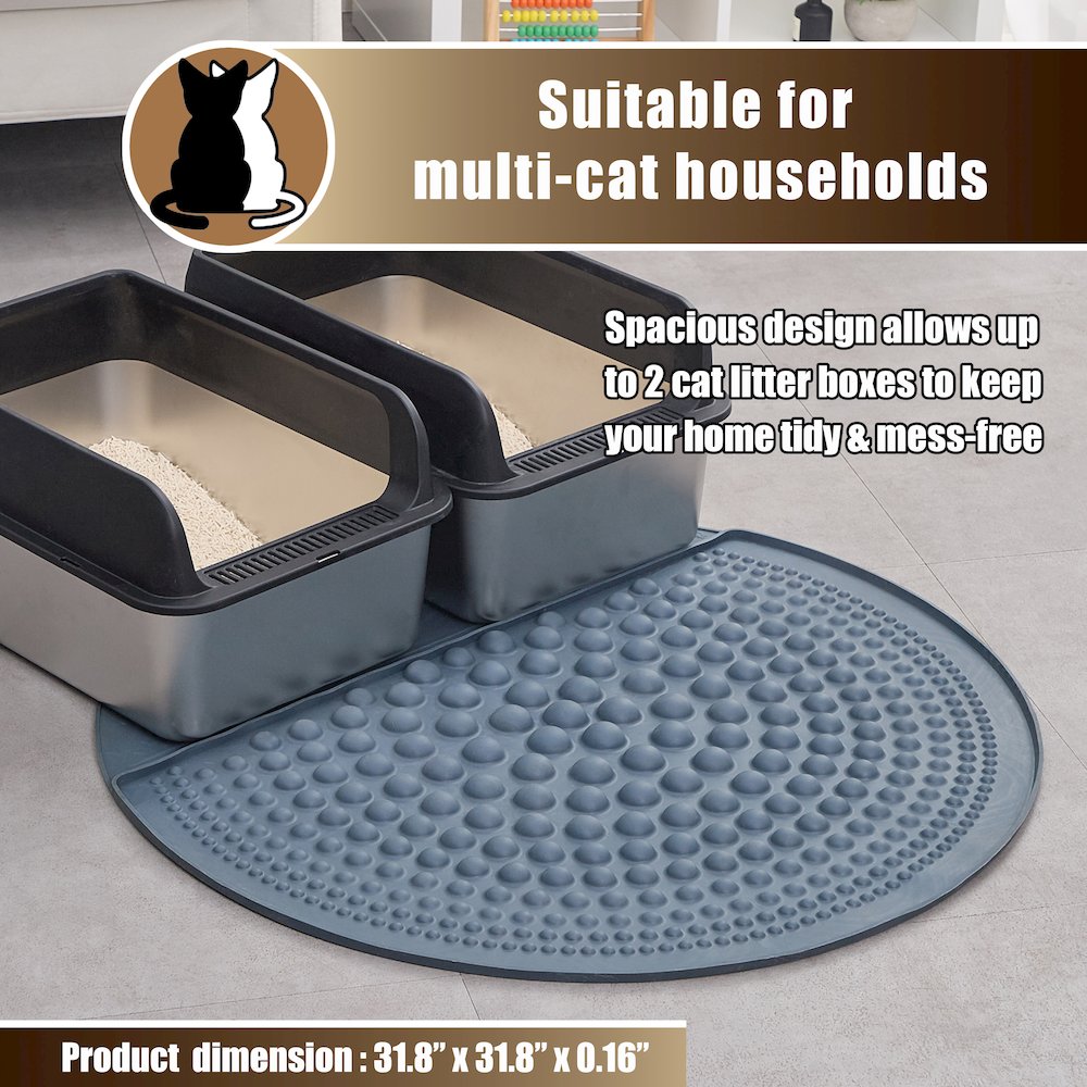 Air Bubble Paw Scrub, Grey