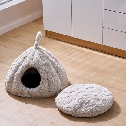 Cat Cave with Removable, Washable Bed
