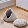 Rose Cradle Cat Bed, White