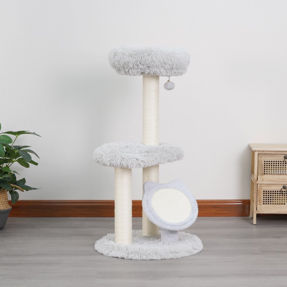 Rockview Cozy 2-Level Scratching Post Cat Tree