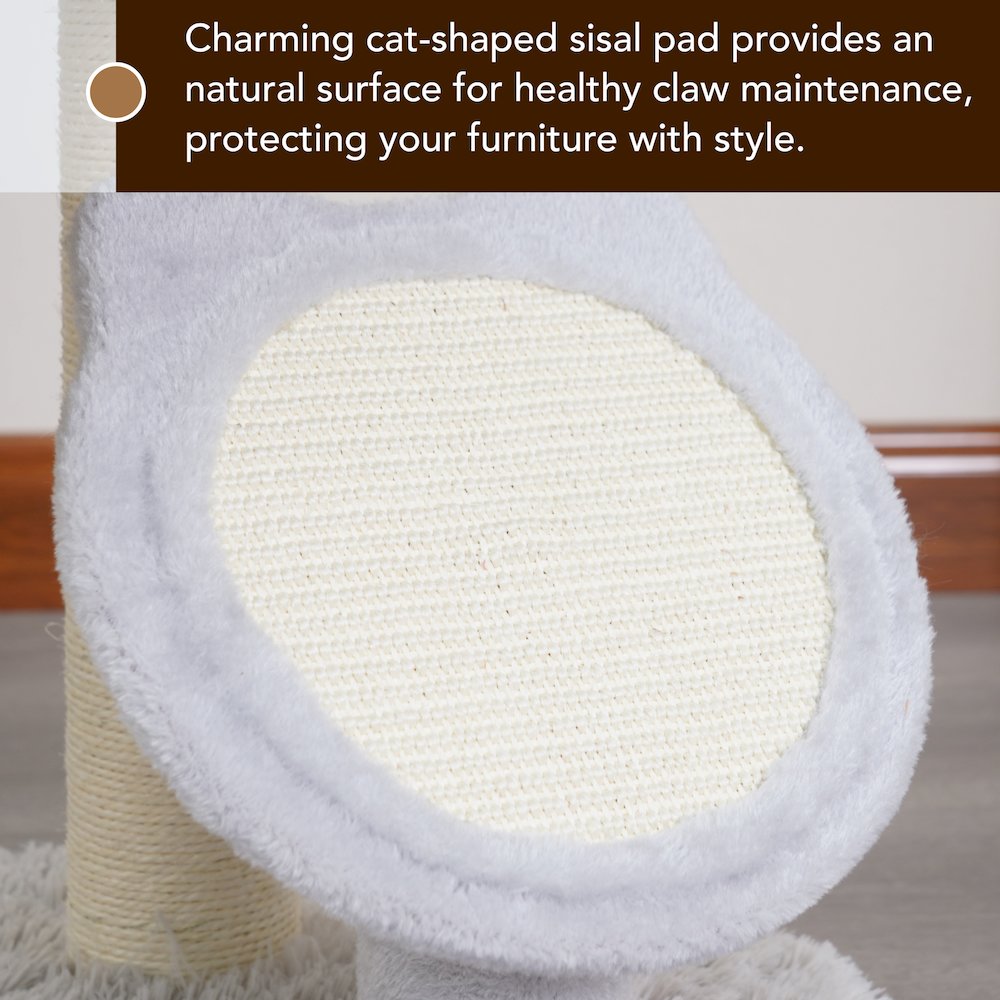 Rockview Cozy 2-Level Scratching Post Cat Tree