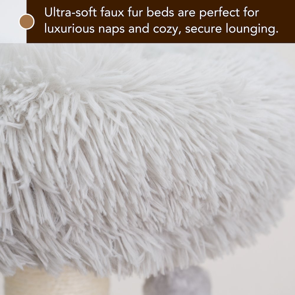 Rockview Cozy 2-Level Scratching Post Cat Tree