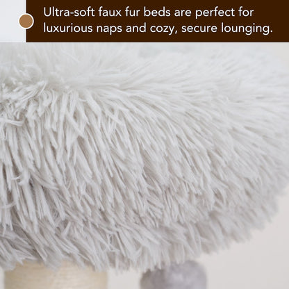 Rockview Cozy 2-Level Scratching Post Cat Tree