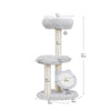 Rockview Cozy 2-Level Scratching Post Cat Tree