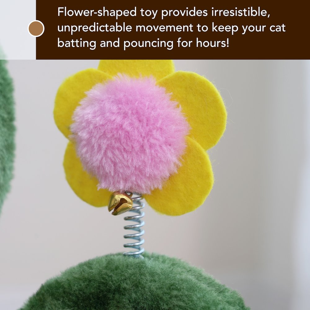 Natural Sisal Cactus-Shaped Cat Scratcher - 18"H, Natural Sisal, Small,