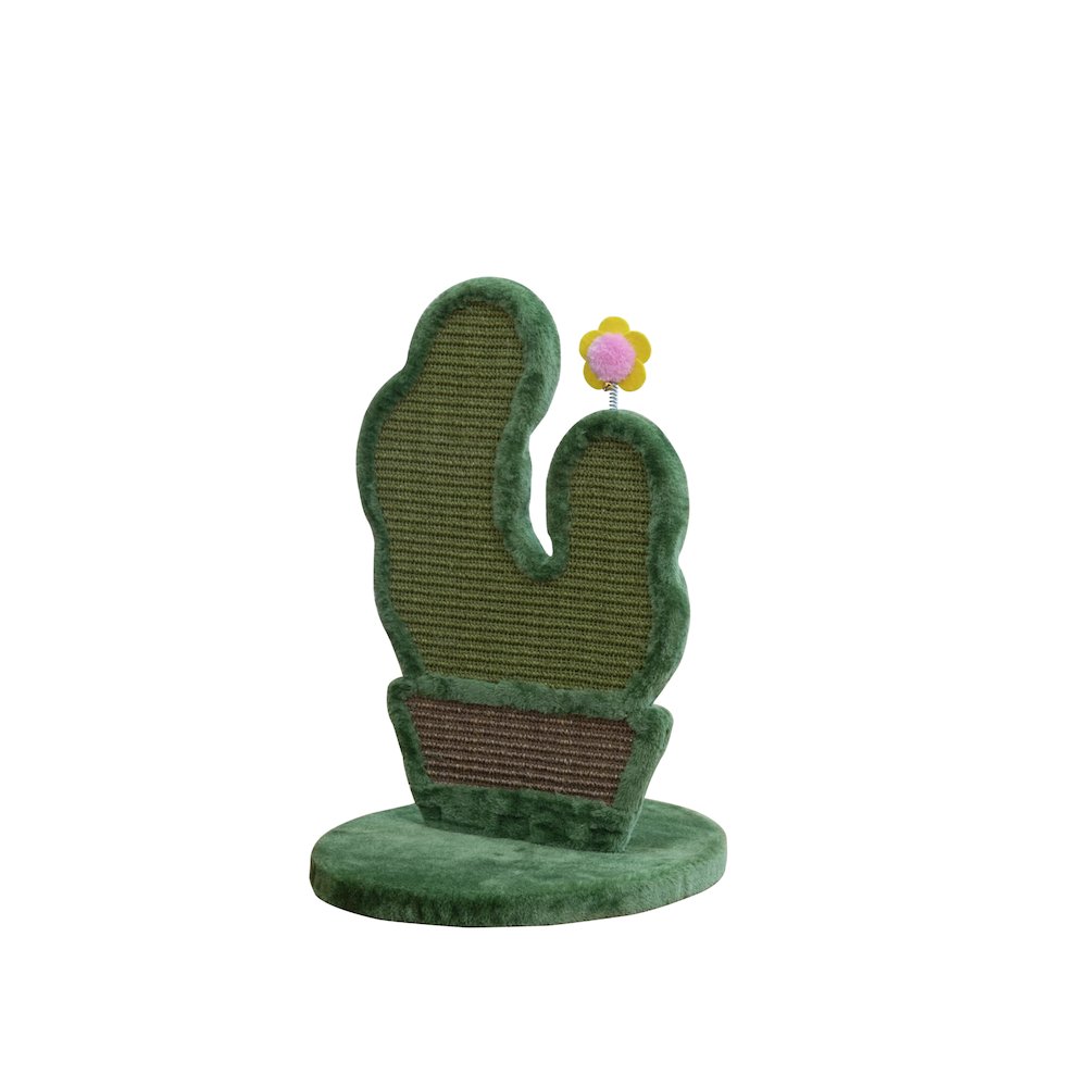 Natural Sisal Cactus-Shaped Cat Scratcher - 18"H, Natural Sisal, Small,