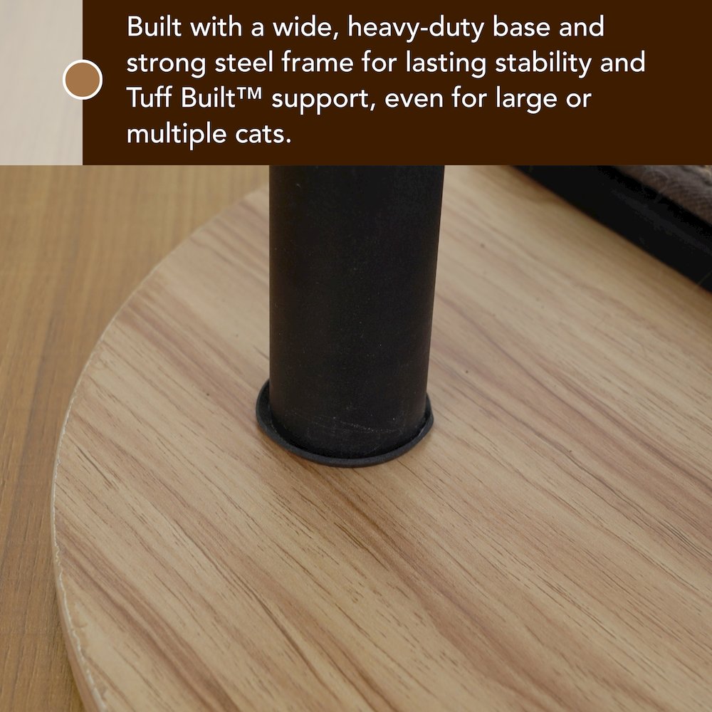 37-in Starbz Industrial 4-Level Cat Tree with Condo, Grey