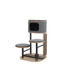 37-in Starbz Industrial 4-Level Cat Tree with Condo, Grey