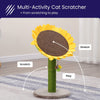 Sunflower 26" Cat Scratching Post with Replaceable Parts, Washable Beds