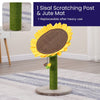 Sunflower 26" Cat Scratching Post with Replaceable Parts, Washable Beds