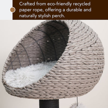 50-in Tundra Cat Tree, Grey