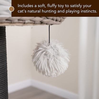 50-in Tundra Cat Tree, Grey