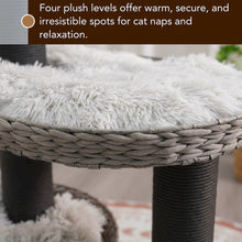 50-in Tundra Cat Tree, Grey