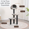 50-in Tundra Cat Tree, Grey