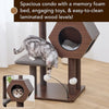Wagon 2.0 5-level cat tower, Brown