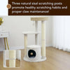 4-Level Cat Tower Winnipeg Medium Sustainable Cat Tree, 36"H