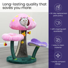 Wonderland 3-Level 31" Cat Tree for Cats & Kittens with Replaceable Parts