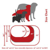 Majestic Pet 40 Inch Suede Calming Dog Bed Washable 40x29x9 (Inch) Gray