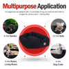 Majestic Pet 40 Inch Bagel Calming Dog Bed Washable 40x29x9 (Inch) Black