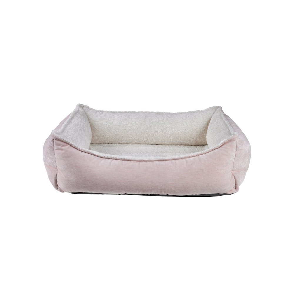 Oslo Ortho Bed For Dogs in Blush Fabric Finish Size - XL