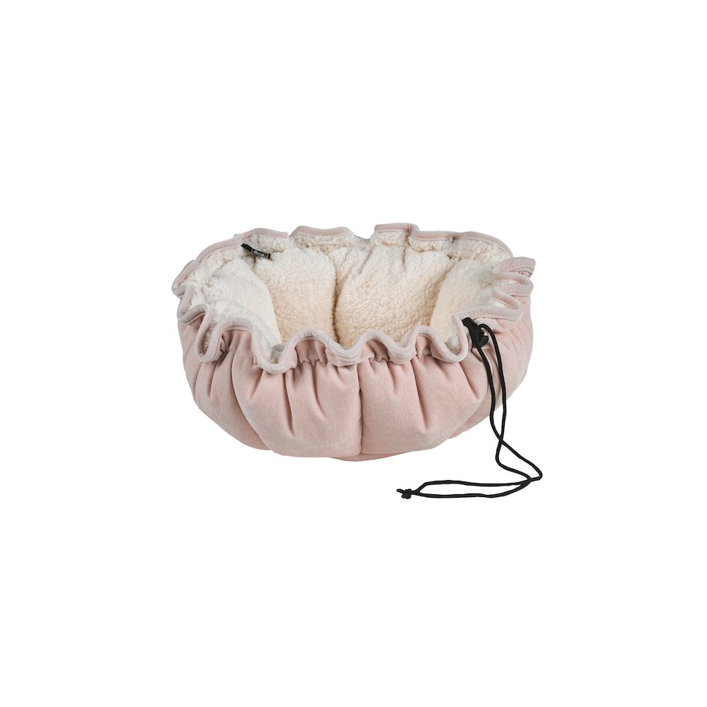 Buttercup Bed For Dogs in Blush Fabric Finish Size - SML (24")