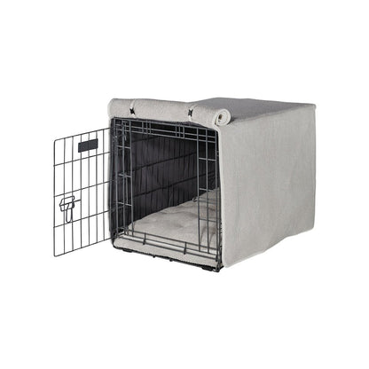 Crate Cover Bed For Dogs in Blush Fabric Finish Size - MED