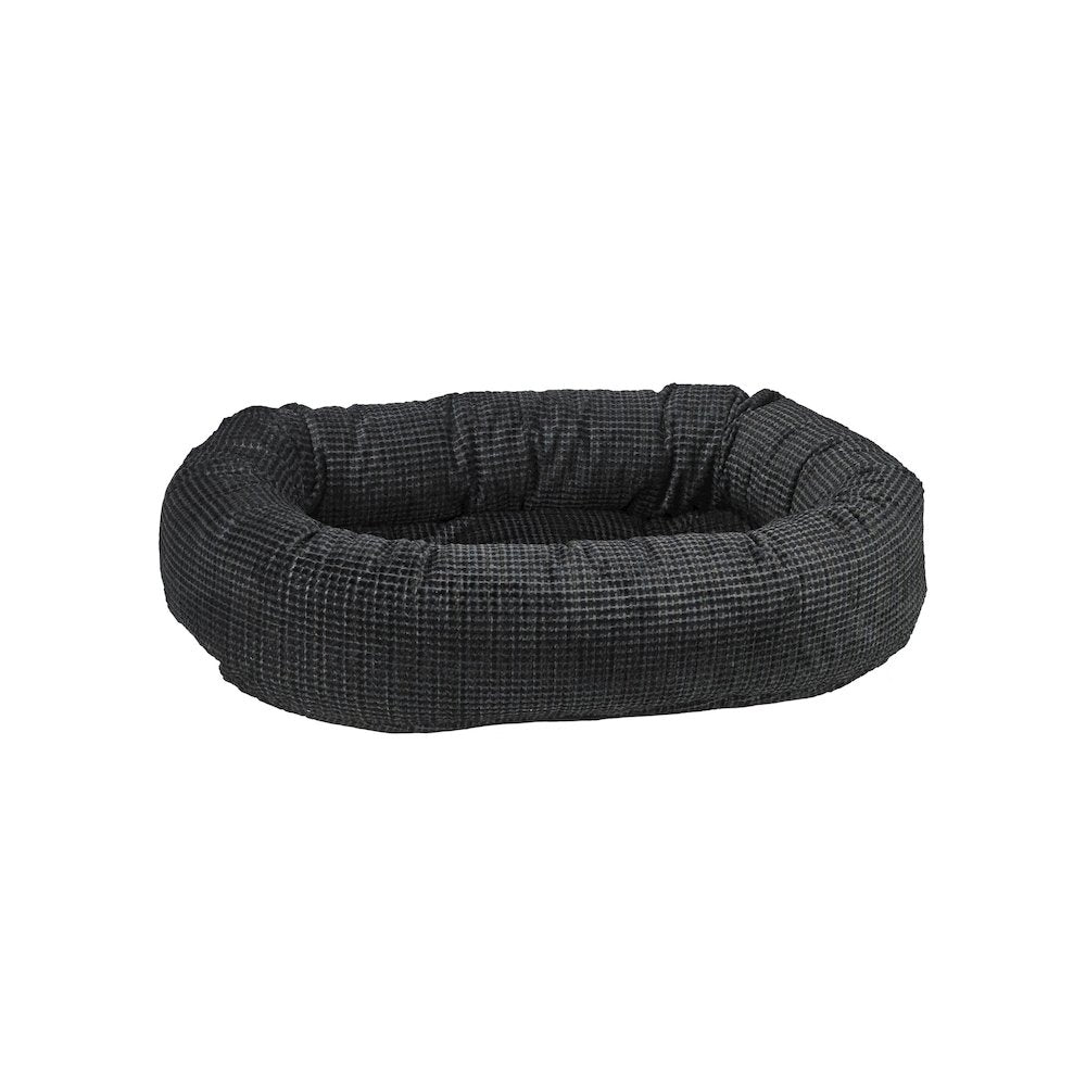 Donut Bed For Dogs in Iron Mountain Fabric Finish Size - XS