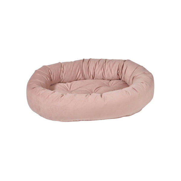 Donut Bed For Dogs in Rosewood Fabric Finish Size - XXL