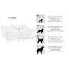 B-Lounge Bed For Dogs in Fawn Fabric Finish Size - MED