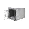 Crate Cover Bed For Dogs in Mercury Fabric Finish Size - MED