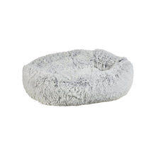 Icelandic Shag Bed For Dogs in Frost White Fabric Finish Size - MED