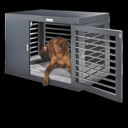 Moderno & Fresco Crate Mat For Dogs in Allumina Fabric Finish Size - MED