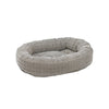 Donut Bed For Dogs in Herringbone  Fabric Finish Size - XXL