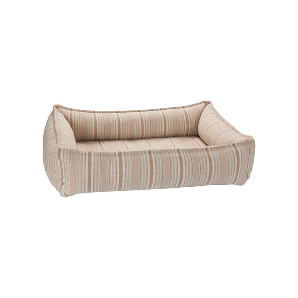 Urban Lounger Bed For Dogs in Sanibel Stripe Fabric Finish Size - MED