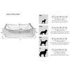 Oslo Ortho Bed For Dogs in Mayan Fabric Finish Size - MED
