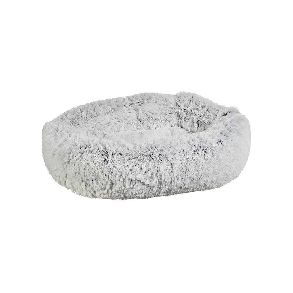 Icelandic Shag Bed For Dogs in Frost White Fabric Finish Size - XL
