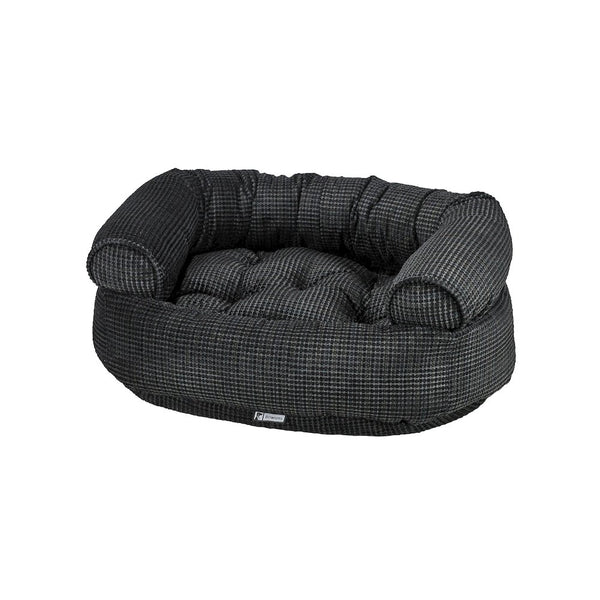 Double DonutBed For Dogs in Iron Mountain Fabric Finish Size - LRG