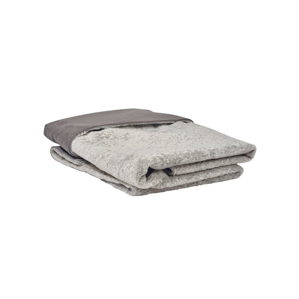 Blanket Topper For Dogs in Grey Goose Fabric Finish Size - LRG