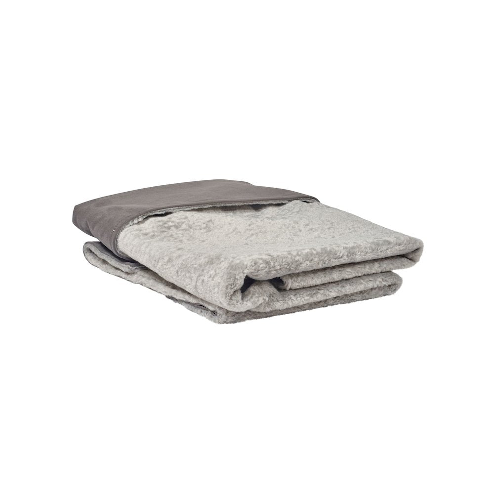 Blanket Topper For Dogs in Grey Goose Fabric Finish Size - LRG